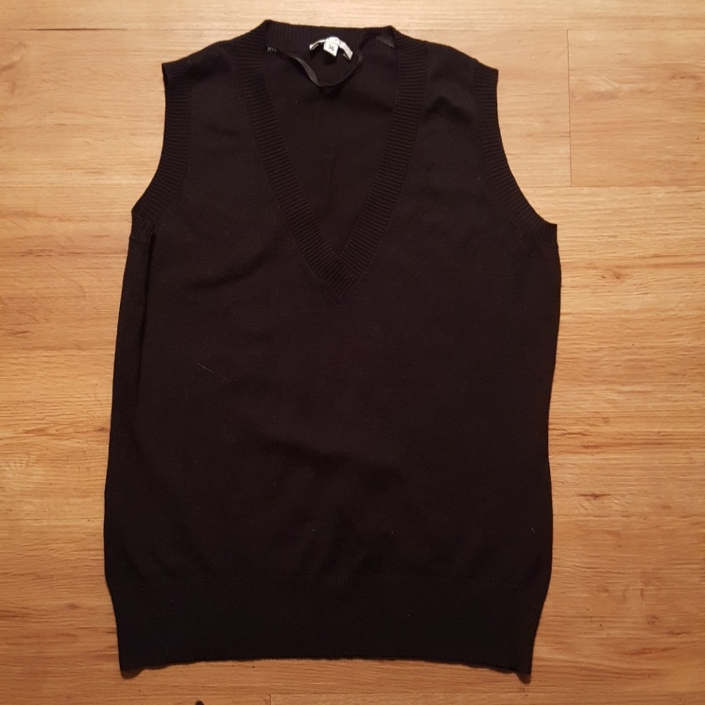 Black sweater vest